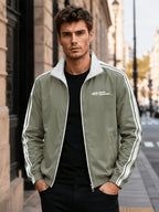 Men'S Lightweight Reversible Casual Jacket, Suitable for Hiking, Travel, And Running Adventures, Breathable Casual Outerwear, Thin Coat - Light Green