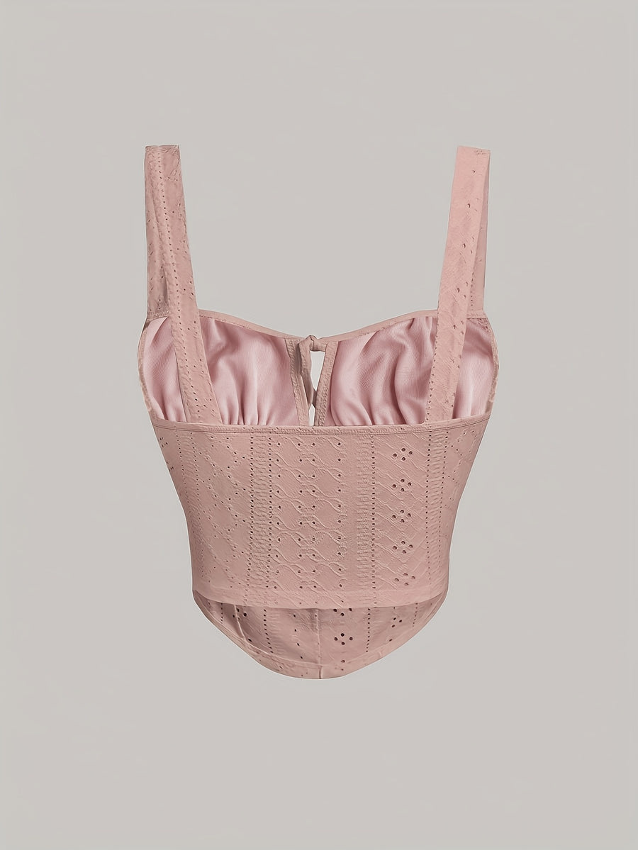 Summer New Fashion Y2K Style Versatile Women'S Short Top Vest - Pink