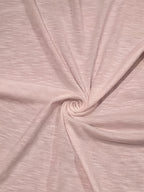 Men's Short Sleeve V-Neck T-Shirt - Breathable Summer Casual Solid Color Round Suitable for Hot Weather, Machine Washable V-Neck Top with Short Sleeves, Non- Fabric for Casual Attire, Office & Layering (No Transparency)，Fashion Trends Wear - Pink Color