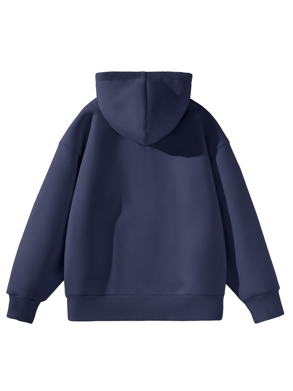 Men's Spring/Autumn Sporty Casual Zip-Up Hooded Sweatshirt, Fashionable and Versatile Hooded Sweatshirt - Navy