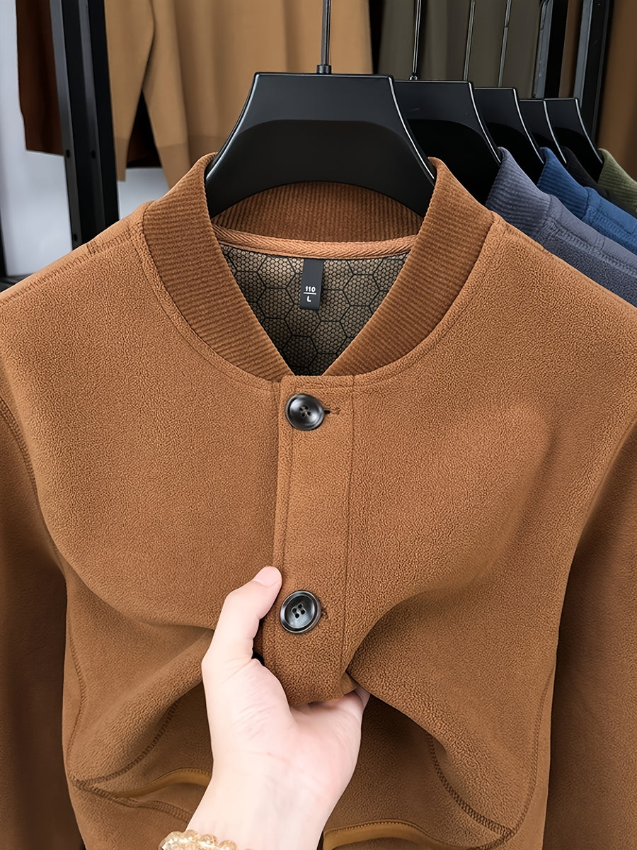 Father's Day Gift for Men: 2026 Spring/Autumn New Style Men's Jacket, Unlocking a Mature Spring Vibe, Lightweight and Comfortable, Suitable for the Changeable Weather of Early Spring - Orange