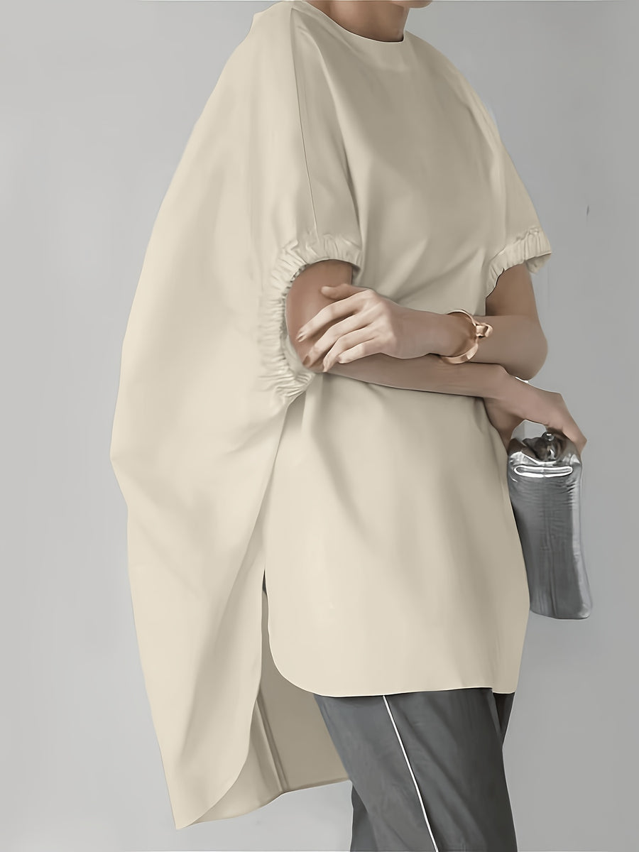 Gentle And Easy, Loose Short Sleeves, Comfortable And, Lazy Style T-Shirt - Apricot