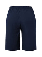 3-Pack Women'S Casual Shorts Pretty Personalized Print Pants Two Front Pocket Design Easy Bow Decoration Wide Leg 5-Point Pants Women'S Casual Outdoor Casual Beach Mid-Length Pants Comfortable Loose Commuting Versatile Shorts - Black + Navy Blue + Powder