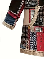 Plus Size - Plus Size - Oversized Coat, Plush Printed Hooded Sweatshirt, Top Outerwear - Mixed colors
