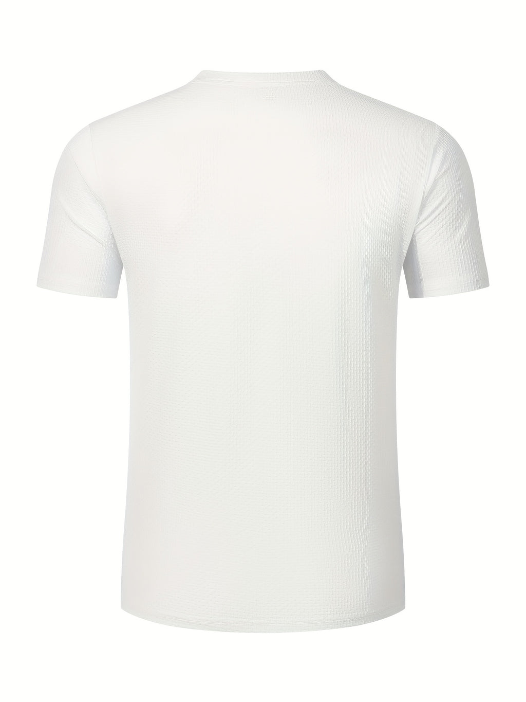 [Villa Le Water OBM] Summer Men'S New Random Print Comfortable Round Neck Men'S New Athletic Casual Fashion All-Match T-Shirt - White