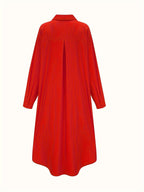 Stylish Women'S Clothing, Multi-Style Shirts, Long Tops - Red