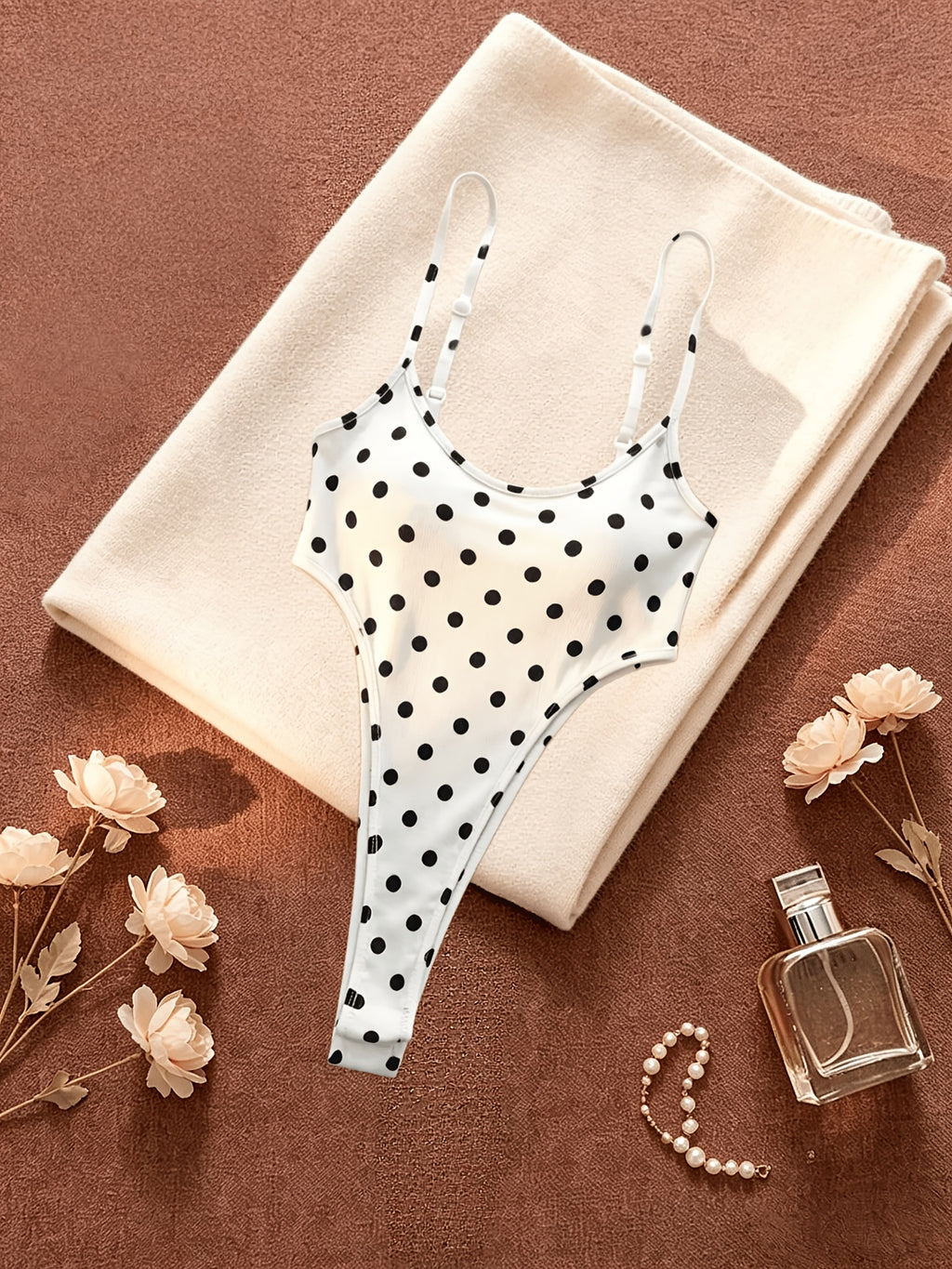 Women'S Fashion Bodycon Top, Adjustable Straps, Thin Strap Jumpsuit, Inner Wear Jumpsuit, Outer Wear, Stretchy Comfortable Breathable Fitted Women'S Clothing, Casual Outing, Date Party All-Match Outfit, Sleeveless Jumpsuit - White