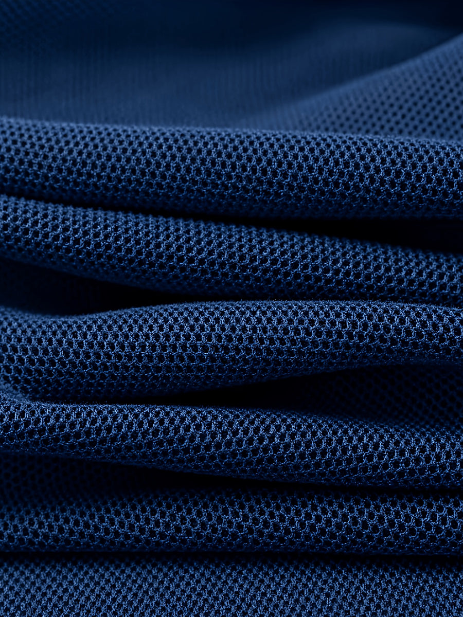 Men's Shirts, Men's Golf Shirts, Men's Short-sleeve T-shirts, the Top Choice for Summer Golf and Baseball - Navy Blue And White