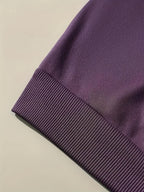 Women's Fashion Zip-Up Hoodie - Purple