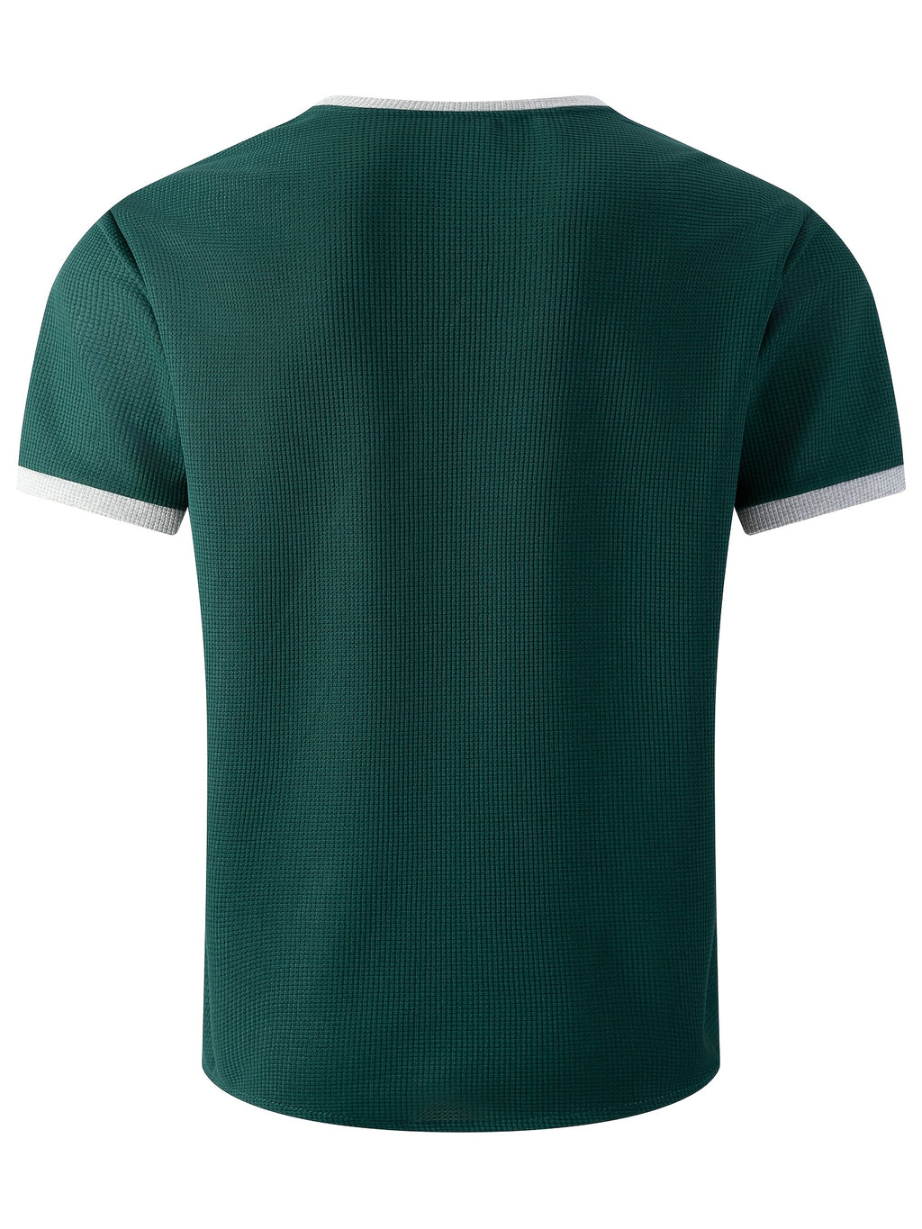 Business Elegant Solid Color V-Neck - Green