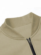 Small Lapel Jacket Men'S American Retro Loose Casual Coat Trendy Brand All-Match Jacket - Apricot