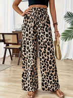 Cat Ear Orientation Summer New Casual Printed Trousers Mosquito Pants Loose And Comfortable Leopard Print Fashionable And Versatile - Leopard Print