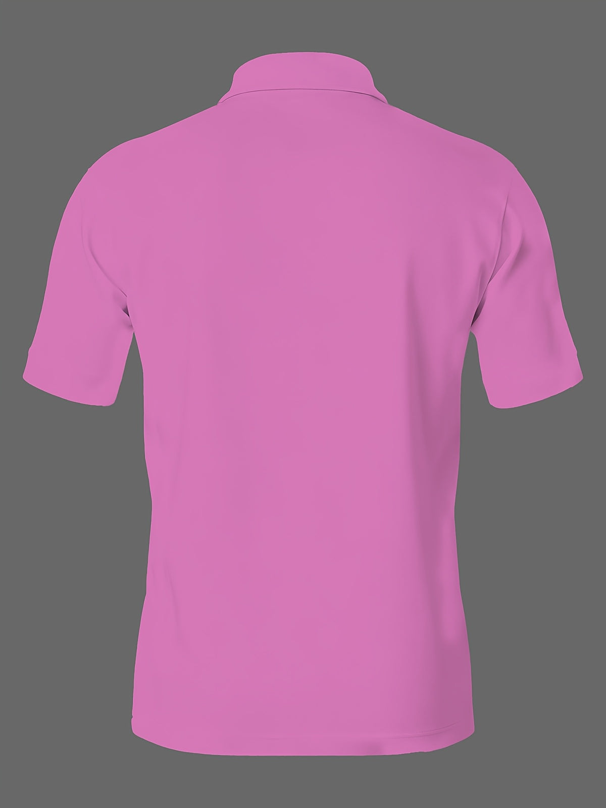 Men'S Exquisite Solid Color Polo Shirt 3pcs Set Multi-Pc Golf Casual Top - Sky Blue Pink Gray