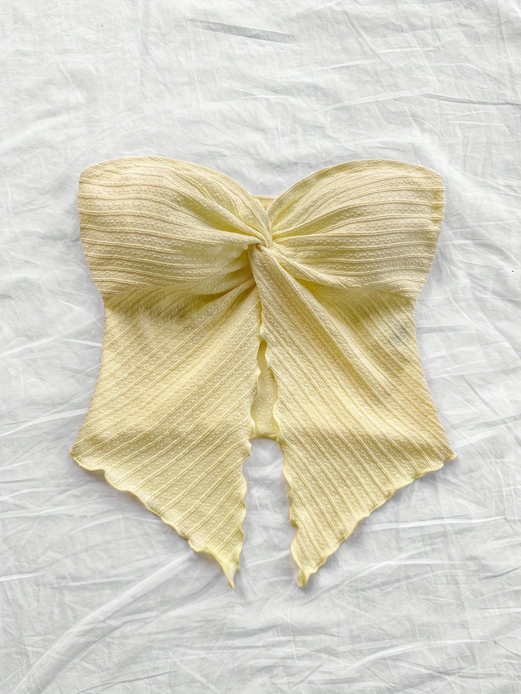 Vacation Style Mustard Yellow Textured Top - Yellow