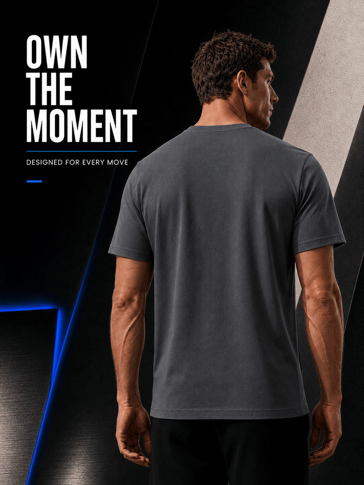 15pcs High-Quality Men'S Solid Color Short-Sleeve T-Shirts, Available in Multiple Colors, Casual, Comfortable, Lightweight, Fashionable, Basic Style Tops, Suitable for Daily Wear, Work, Sports, And As Gifts - Dark Gray 15-Piece Set