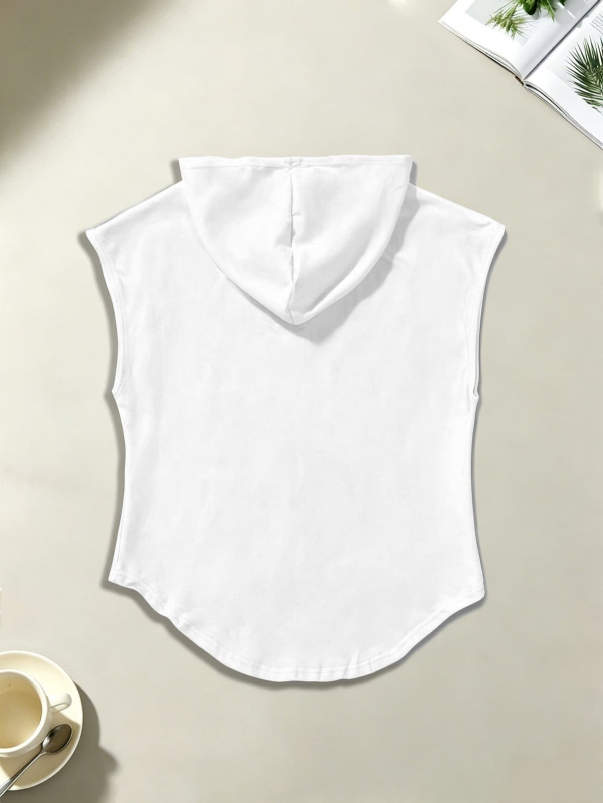 Loose-Fit Comfortable Style, Hooded Design with Printed Pattern, Comfortable And Versatile Style, New Summer Y2K Style Women'S, Elegant, Fashionable, And Comfortable T-Shirt Top - White