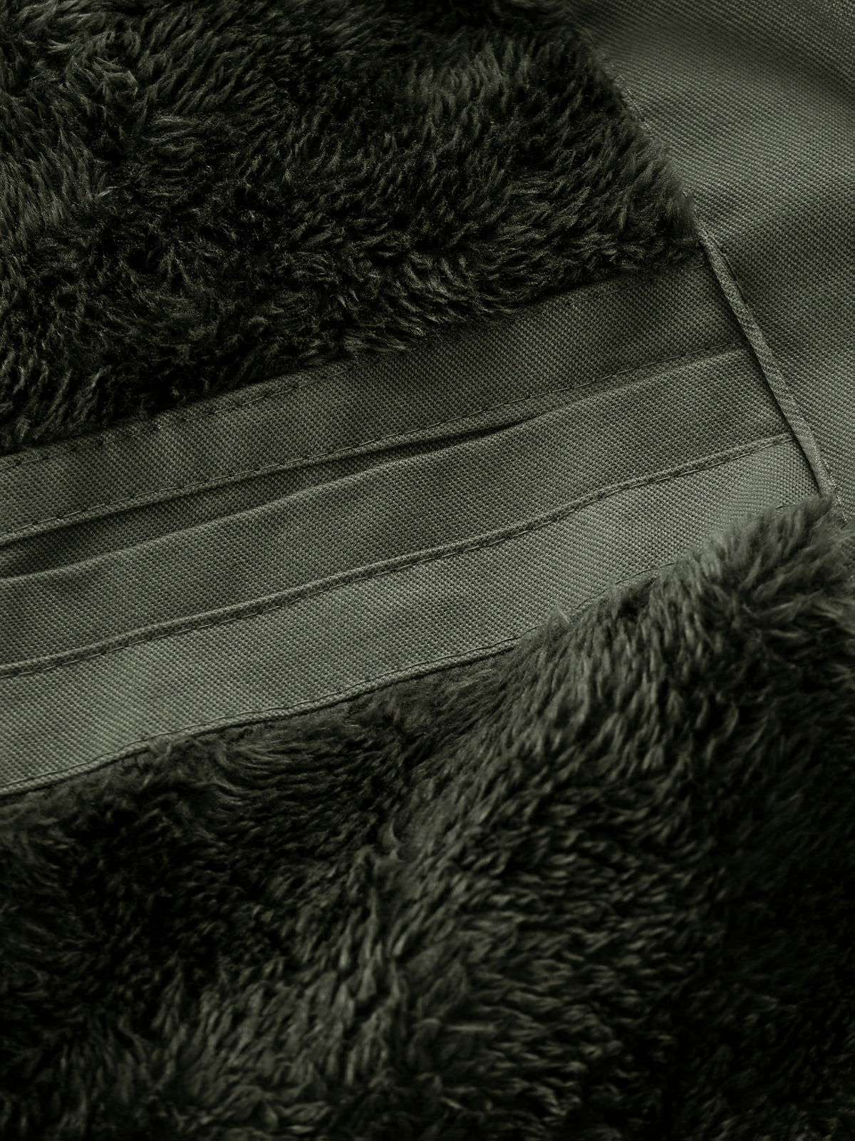 Men'S Heavyweight Winter Jacket Thickened Casual Cargo Detachable Hood Bomber Jacket Stand Collar Zipper Multi-Pockets Warm Coat Thickened Jacket Peacoat - fern green
