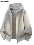 Men's Pullover Sweater, Warm Long Sleeve Casual Top for Fall and Winter Winter Clothes for Men - Medium Grey