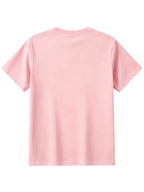 Men's Breathable Quick-Dry T-Shirt, Casual Sporty Minimalist Design, Versatile Black Airplane Graphic, Suitable for Fitness, Running, Daily Wear, Home, and Travel - Pink Color