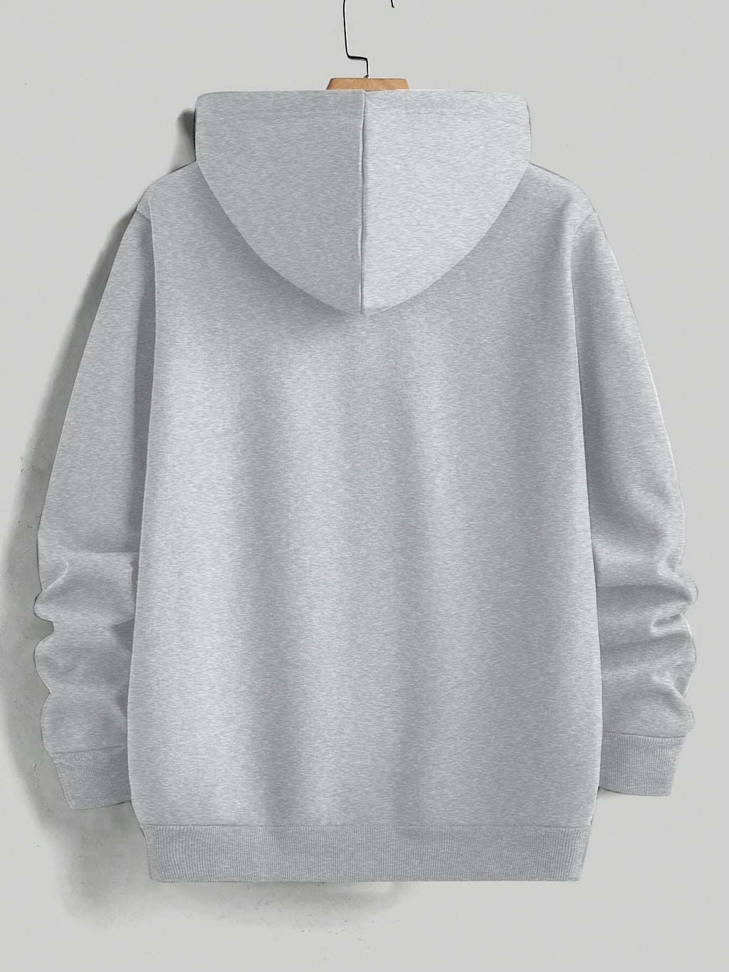 [Villa Joy Water OBM] 6pcs Set Solid Color Basic Hooded Sweatshirt Set Unisex Multi-Color Loose Pullover with Kangaroo Pocket Basic Style Autumn Winter Hoodie Combination - Light Gray + Red + Dark Green + Light Green + Royal Blue + Brown