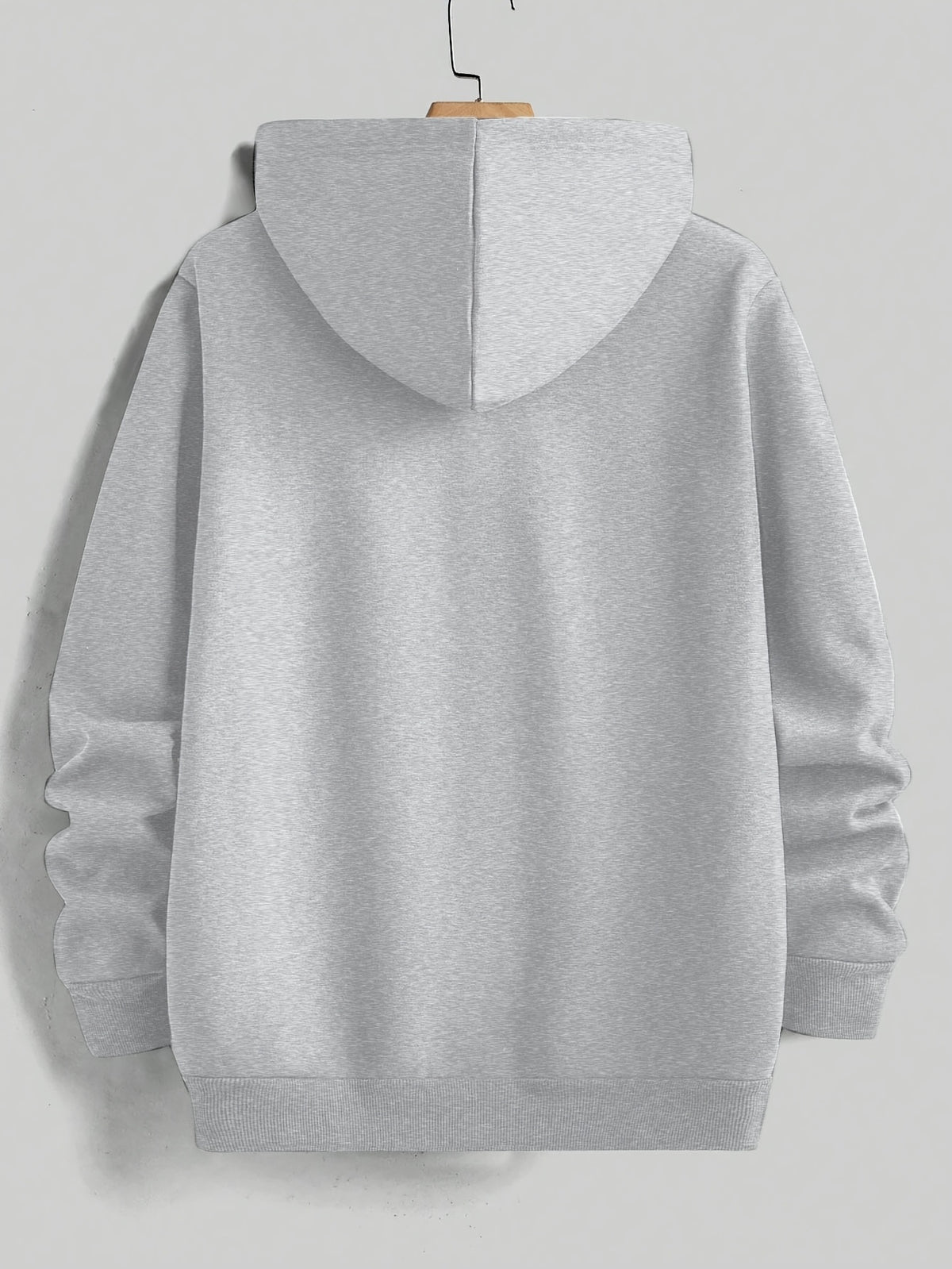 [Villa Joy Water OBM] 6pcs Set Solid Color Basic Hooded Sweatshirt Set Unisex Multi-Color Loose Pullover with Kangaroo Pocket Basic Style Autumn Winter Hoodie Combination - Light Gray + Red + Dark Green + Light Green + Royal Blue + Brown