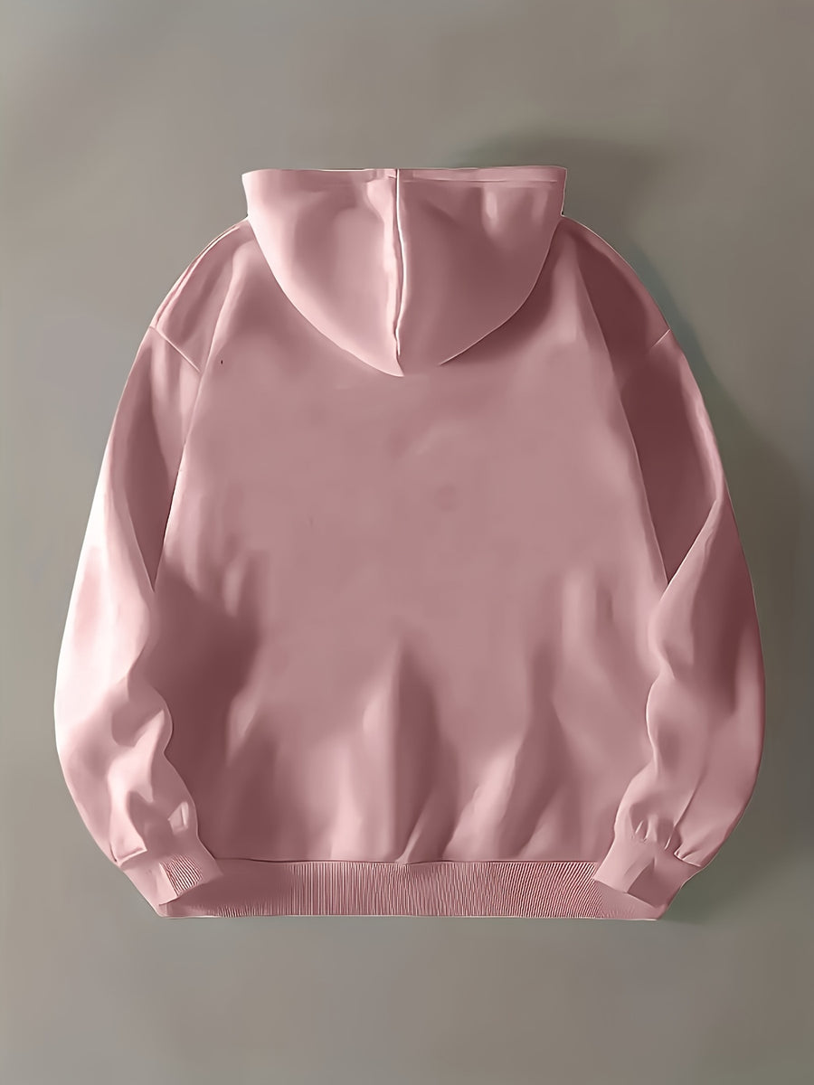 Women's Fashion Hoodie - Dark Pink