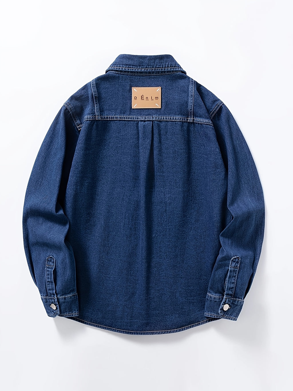 810# Men's Denim Shirt - Blue