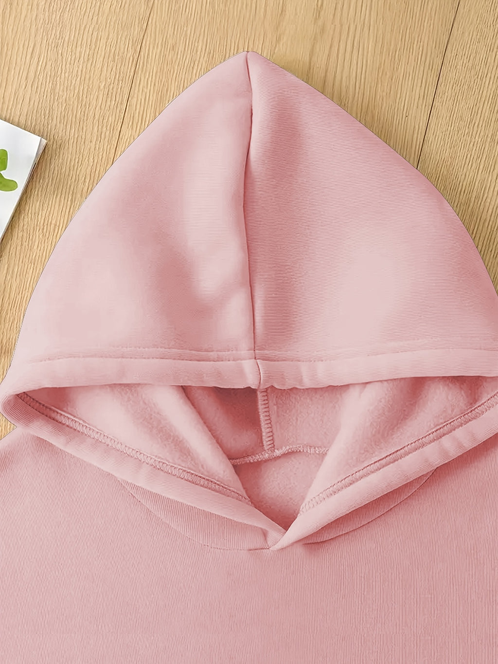 Women's Casual Printed Hoodie - Pink with Pattern Design, Self-Expression Text, Machine Washable, Regular Fit for Autumn/Winter, Suitable for Daily Wear, Home, and Outdoor - Fashionable Women's Hoodie, Comfortable Hooded Sweatshirt - Pink Color