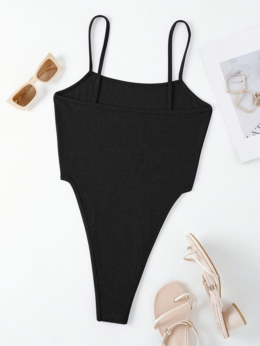 Mini Bodysuit for Women, Style - Black