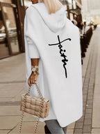 Women's Solid Color Cardigan - White