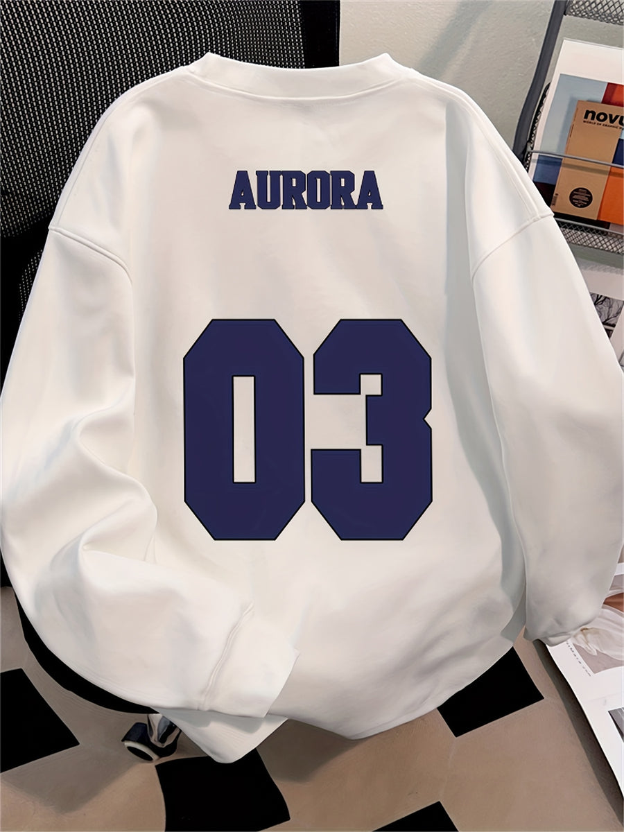 Spring And Autumn New Trendy Printed Long-Sleeve T-Shirt for Men, Heavy-Weight Casual Loose Breathable Outdoor Sports Top - White
