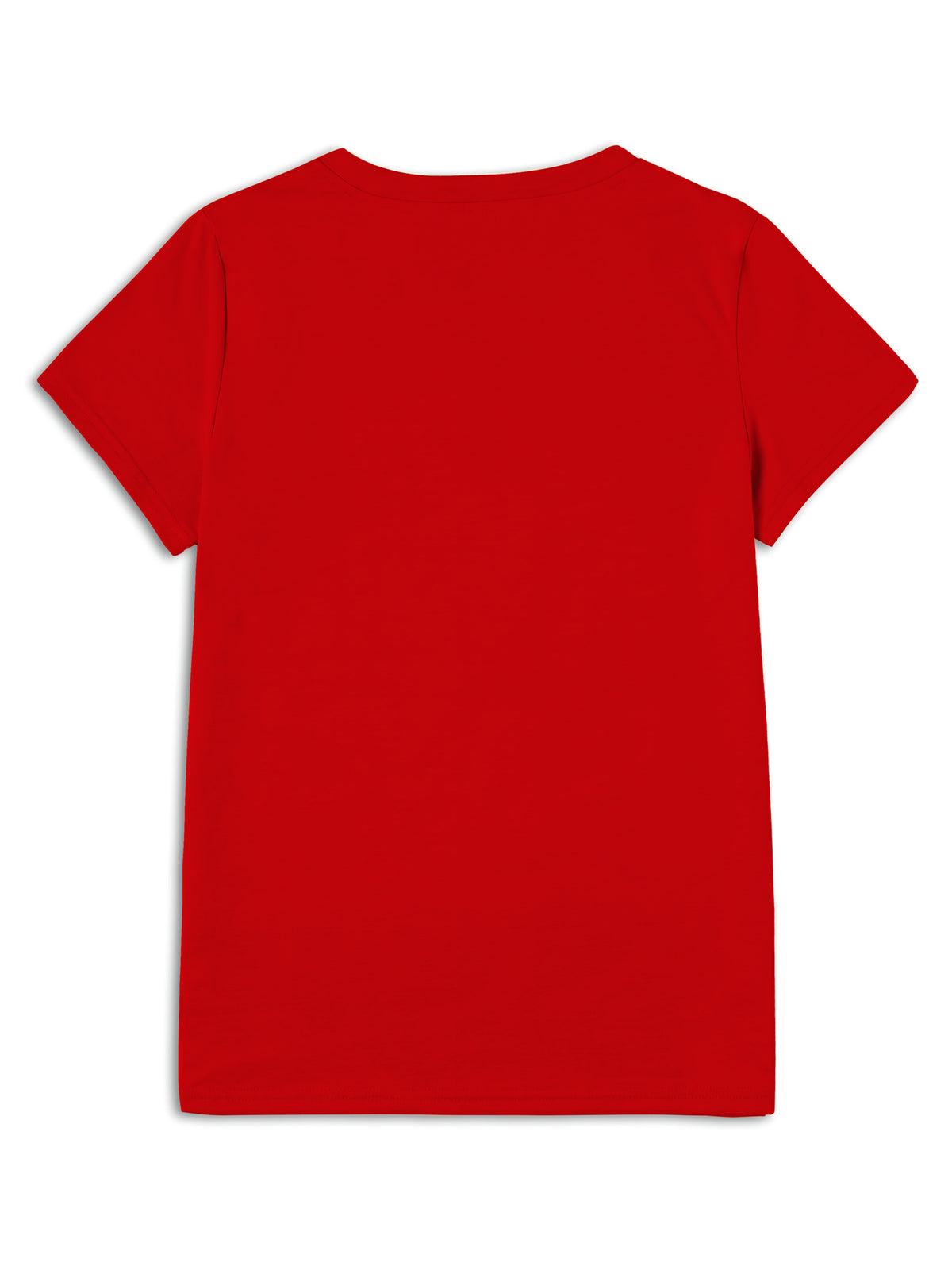 Women's Polyester Short Sleeve T-Shirt, Textured Red Cherry Printed Casual Top, Multiple Sizes Available, Comfortable Lightweight Summer Tee, Perfect for Daily Casual Wear & Outdoor Outings - Red