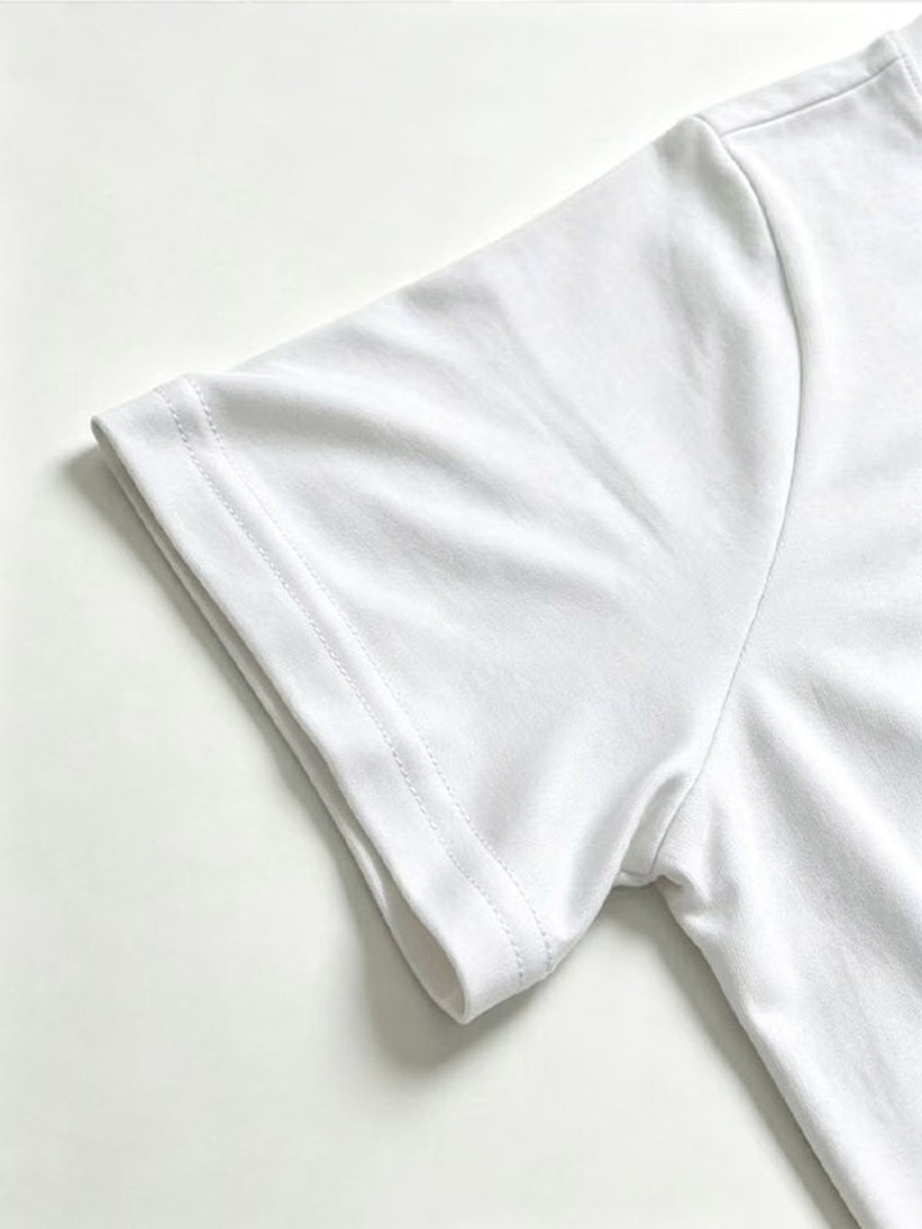 Women's Crew Neck Short Sleeve T-Shirt Decorated with Metallic Silver "Calvin" Print & Rectangular Background Design, Made of Soft Polyester Fabric, Casual Tops Available in Multiple Styles, Perfect for Daily Casual Outfits and Home Loungewear - White