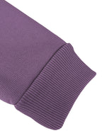 [Autumn Winter] Women'S Autumn Winter New Casual Warm Winter Fleece Hooded Sweatshirt Jacket - Purple
