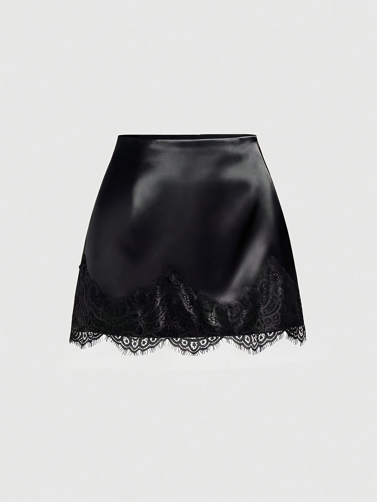 Women's Hot Summer Outfit, New Fashionable and Elegant Women's Skirt, Versatile and Sexy Lace Mini Skirt - Black