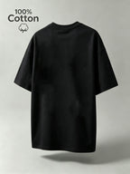 New Summer Cartoon Men's Casual Sport Fitness Pure Cotton Short-Sleeve Shirt, Moisture-Wicking and Sweat-Absorbing, Comfortable for Casual Streetwear and Outdoor Sports Fitness - Black