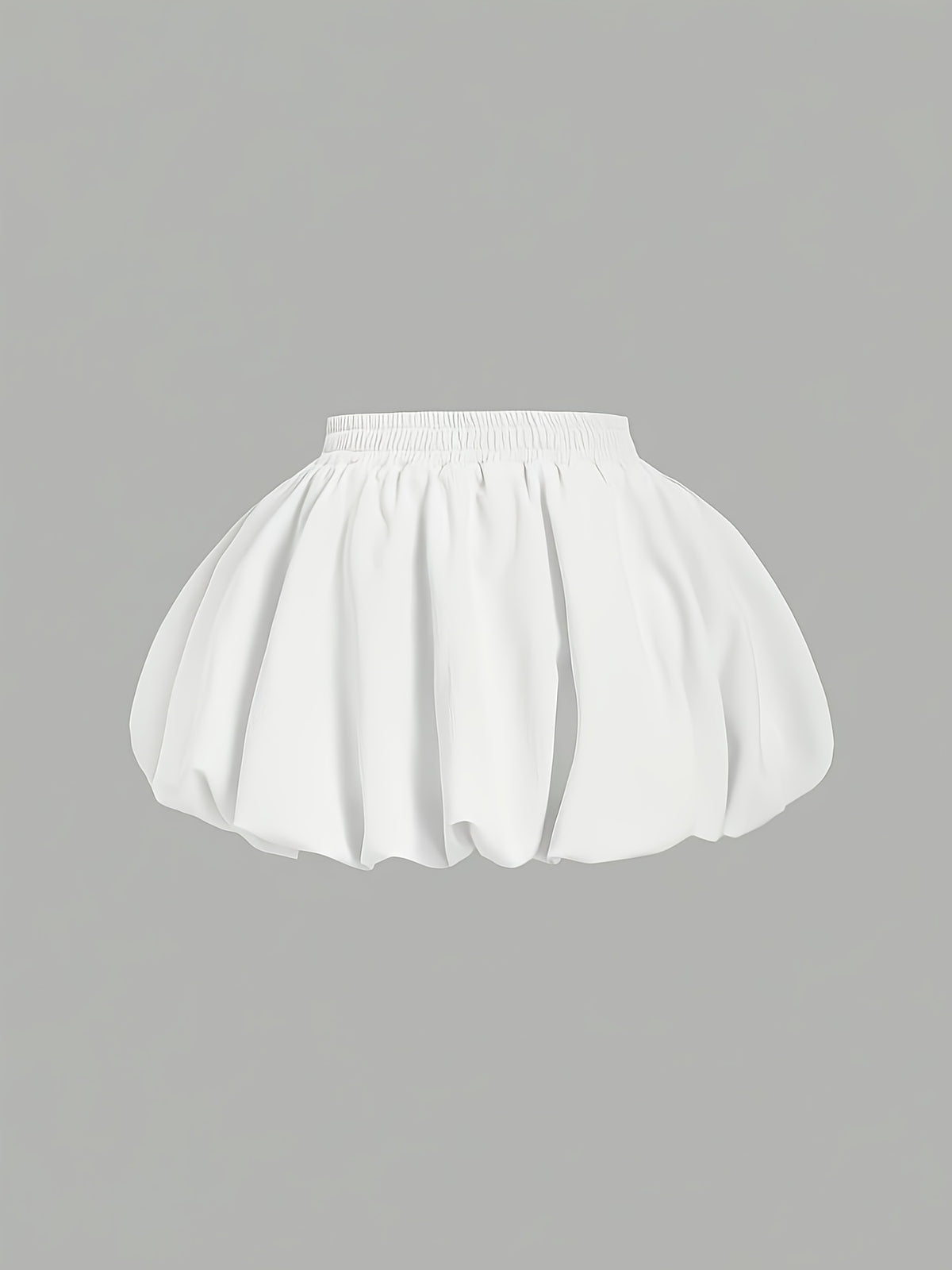 Black Bow Embellished Bubble Hem Skirt, Lined Pants, Low Waist, Women'S Date Night Outfit, Going Out Outfit, Bubble Skirt, Sexy Women'S Clothing, Y2K Skirt - White