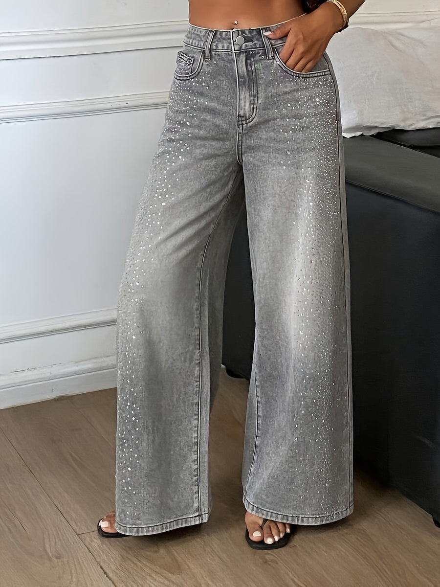 Women's Denim Jeans - Grey
