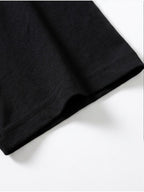 100% Pure Cotton Crew Neck Short Sleeve T-Shirt, Unisex. Features Persian Ethnic Vintage Pattern Print on Both Front and Back, with a Colorful Contrast Vintage Trendy Design. Breathable and Non-Sticky Back. Casual and Versatile - Black