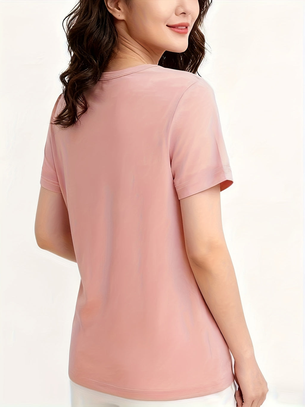 Ladies Casual Fashion Two-Piece Top - Pink