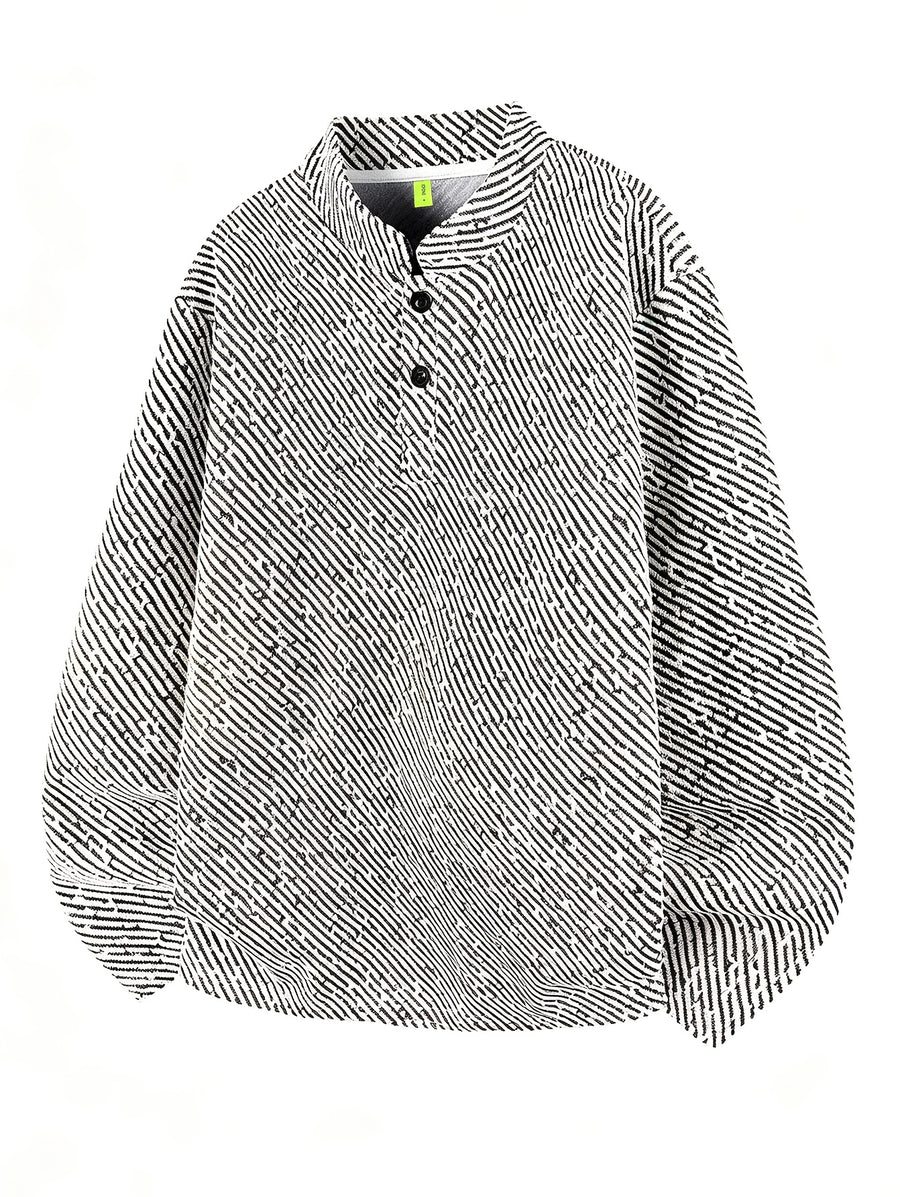 Men'S Sweatshirt American Small Fragrance Style Twill Textured Unisex Long Sleeve Spring Autumn Fashion Easy Outerwear in Stock - White