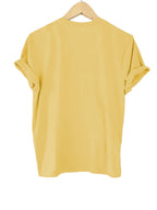 Spring/Summer Women's T-Shirt, Basic Short-Sleeve T-Shirt for Daily Wear - 1 - Yellow