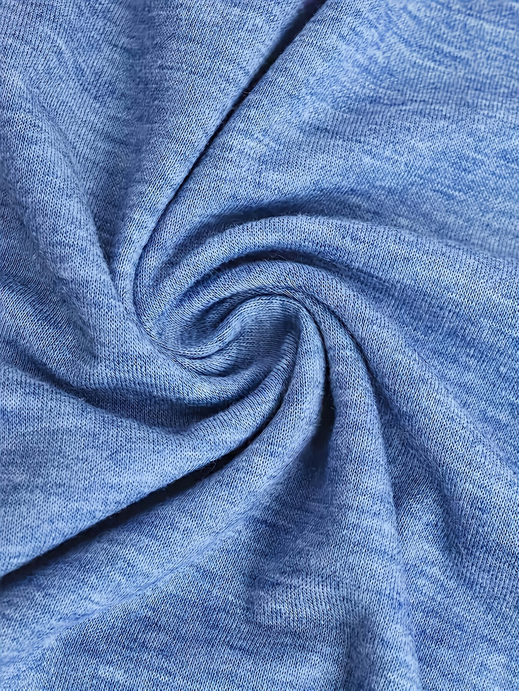 Women'S V-Neck Long Sleeve T-Shirt Made of Pure, Featuring a Printed Design That Flatters The Figure And Is Versatile for Various Outfits - Blue