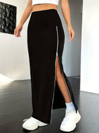 Side-zip Skirt - Black