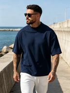 3pcs Set New Men'S Top Fashion Athletic Short Sleeve Spring Summer Summer Casual Comfortable Breathable Soft Trendy Easy Premium All-Match Refreshing - Mix color 5