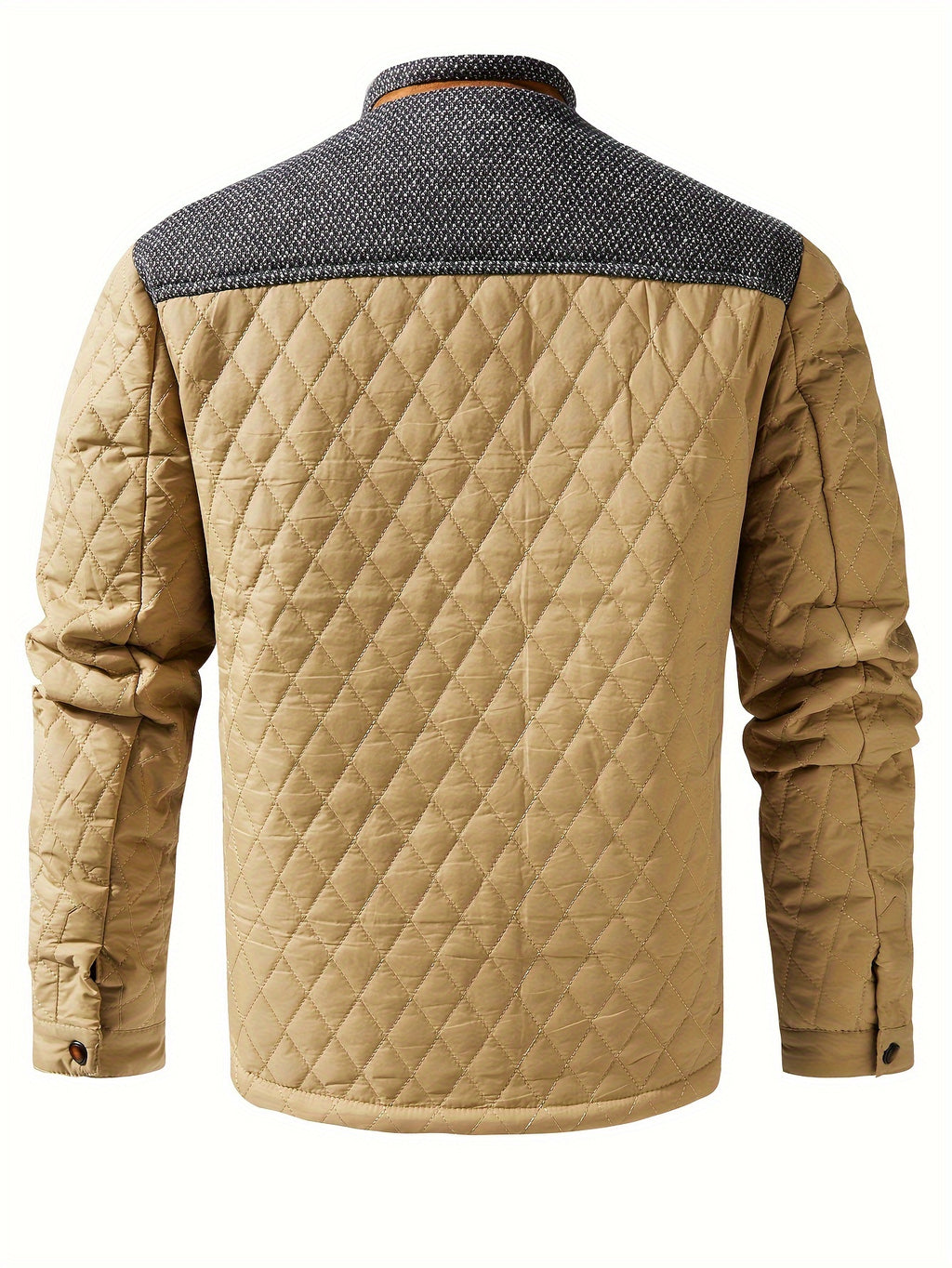 Men'S Winter Warmth Casual Jacket - ginger-colored