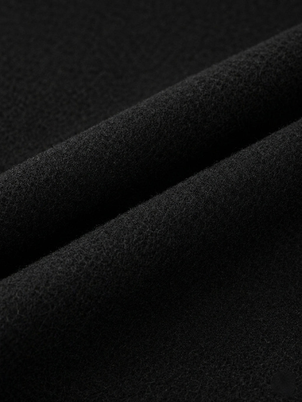 Men'S Long Double-Breasted Coat, Autumn Winter Business Casual Jacket, Large Lapel Black Commuter Trench Coat Men'S Clothing - Black