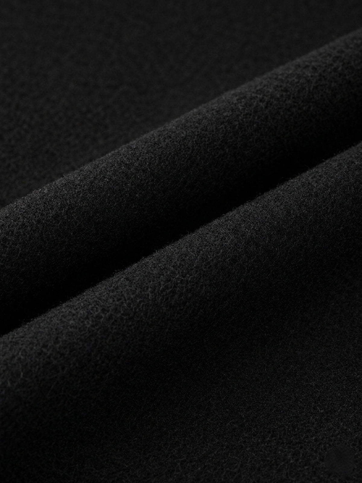 Men'S Long Double-Breasted Coat, Autumn Winter Business Casual Jacket, Large Lapel Black Commuter Trench Coat Men'S Clothing - Black