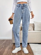 Women'S Denim Long Pants - Blue