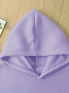 RUEPEI A Women'S Comfortable Thickened Fleece Hoodie, Machine Washable - Suitable for And Casual Wear, Ideal for Hoodies - Purple